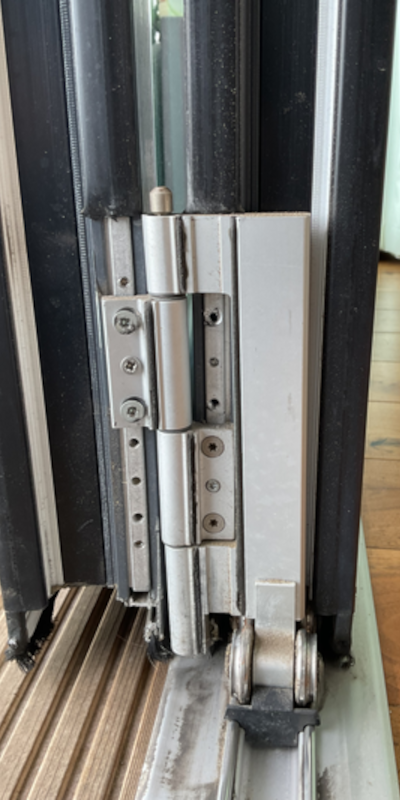 Schuco bifolding door roller hinge
